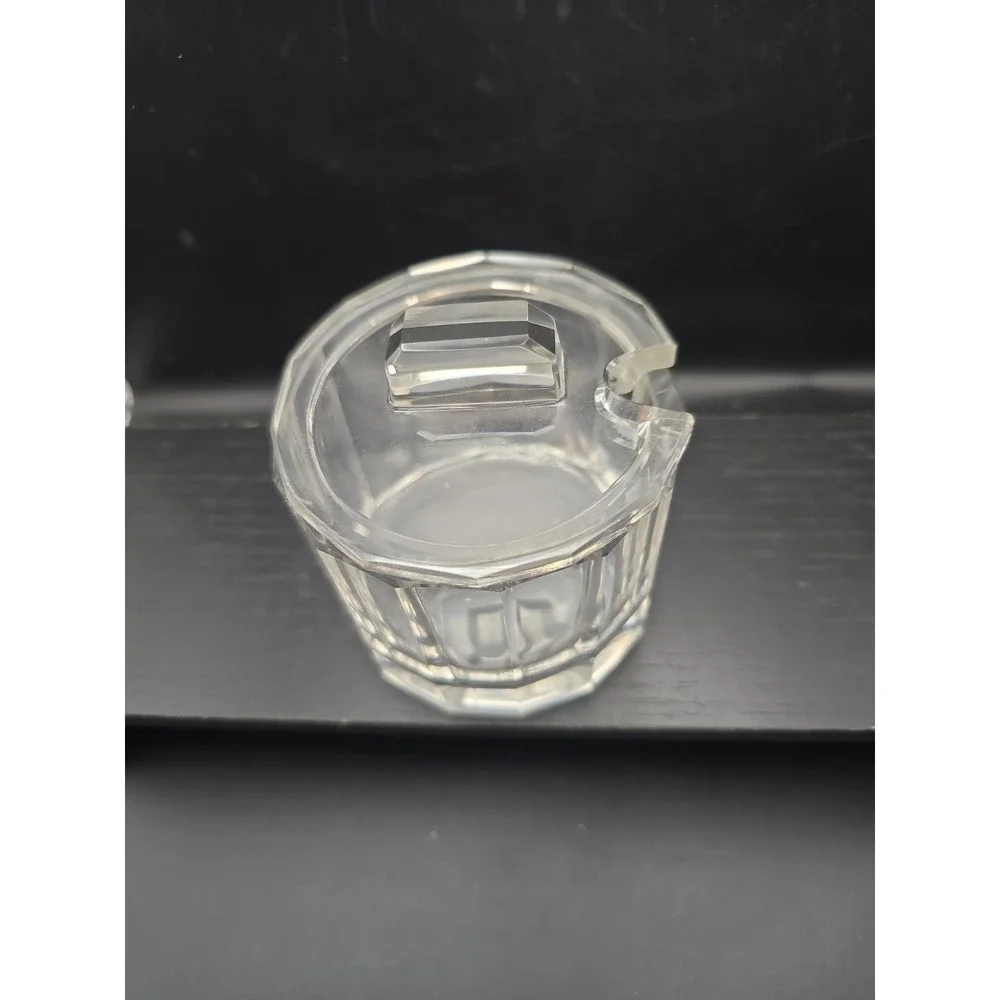 Cystal Jelly Or Honey Jar With Lid. No Spoon.